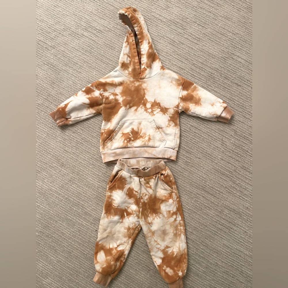 Kids Tie-Dye Hoodie and Jogger Set